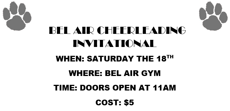 BAHS to Host First Cheer Invitational