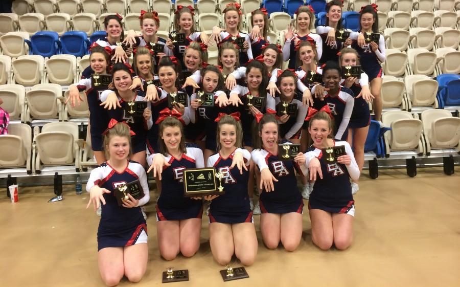 BAHS Cheerleaders Sink Their Claws in States