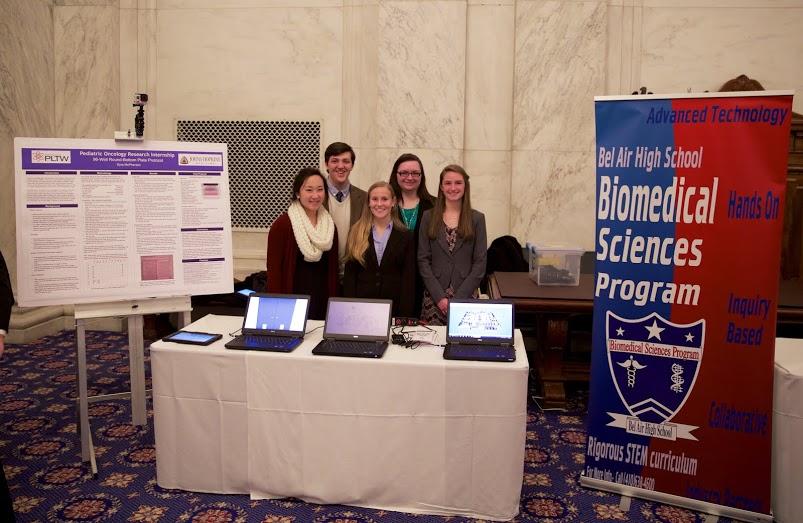 BAHS Biomed Presents For Project Lead the Way in DC