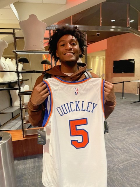 Immanuel Quickley, New York Knicks point guard, grew up in Harford County.
