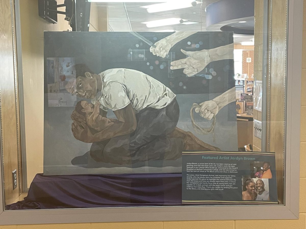 Artist Jordyn Brown Featured in Bel Air Library for Black History Month