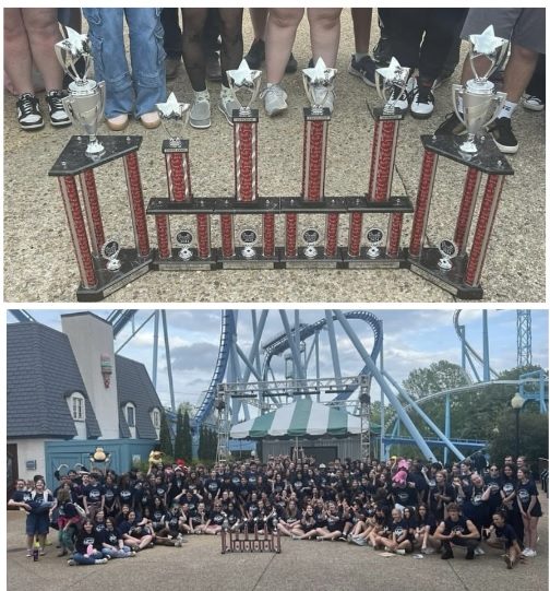 The student groups earned six trophies last weekend at their Busch Gardens competition.