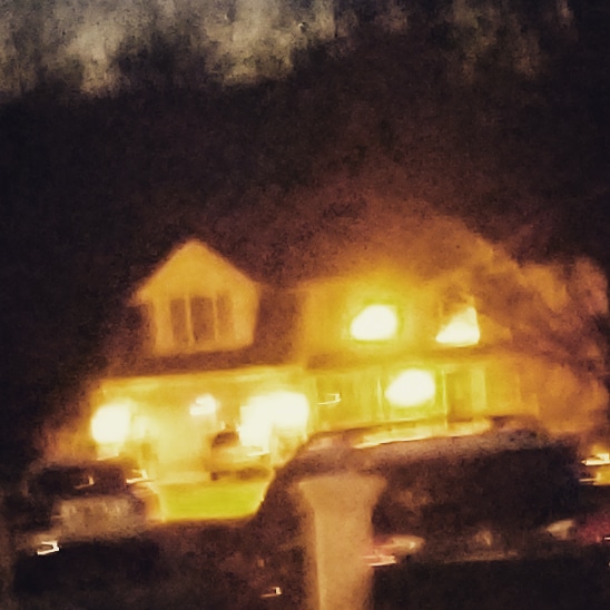 Brightly Lit House