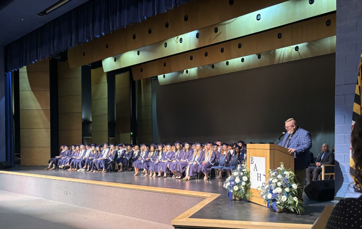 Mr. Jason Redmond, Assistant Principal of Bel Air High School, hosted the ceremony.