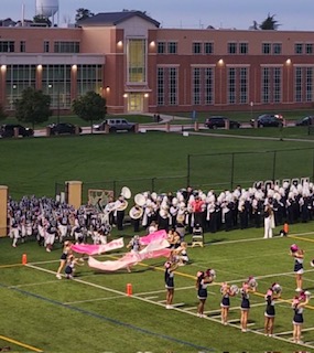 Bel Air Vs C Milton Wright football game on October 4th featured the Marching Band.