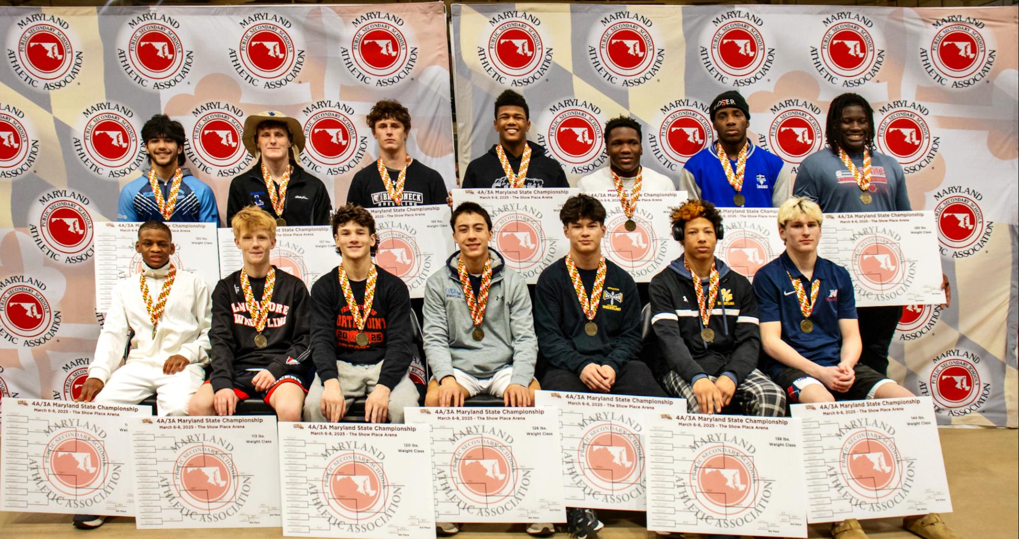 Maryland State Wrestling champions, MPSSA 2025